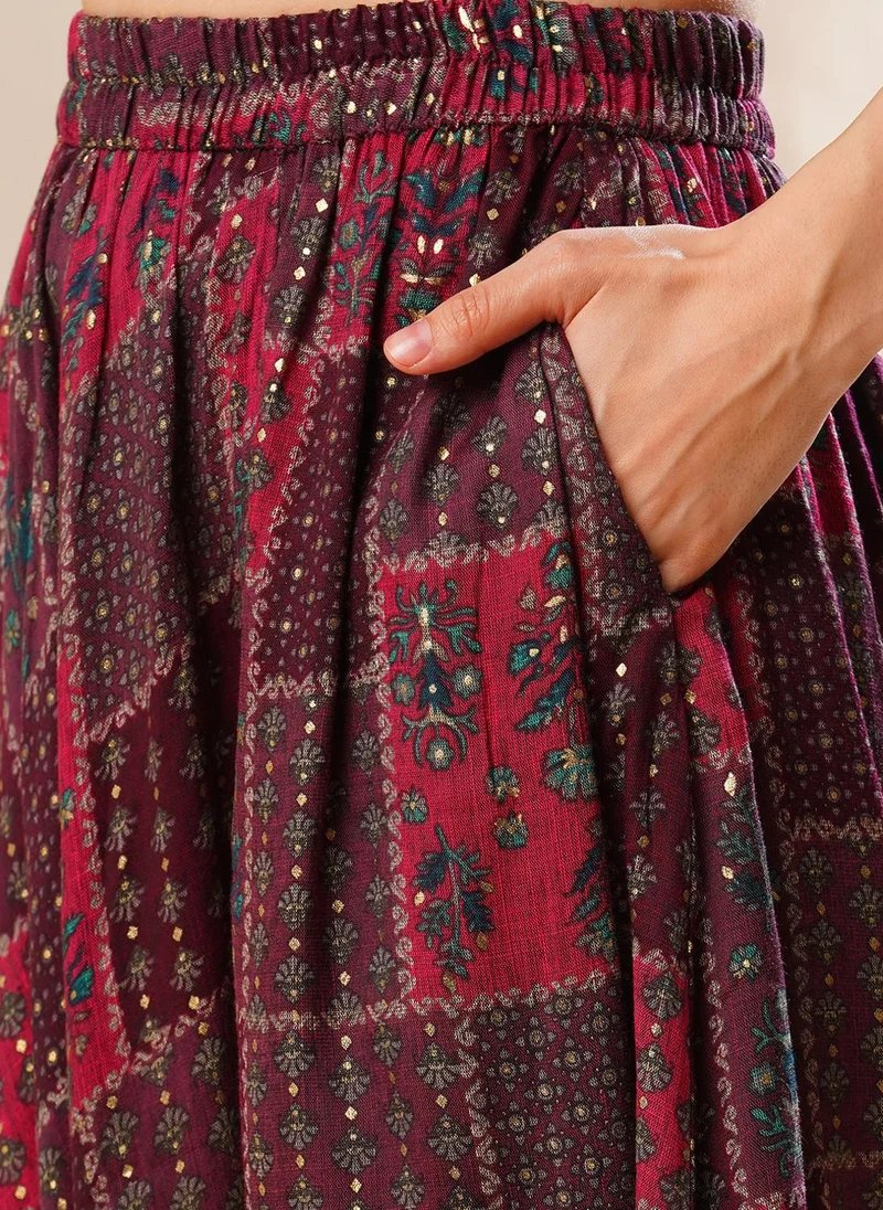 globus Globus Women Ethnic Motifs Printed Harem Pants